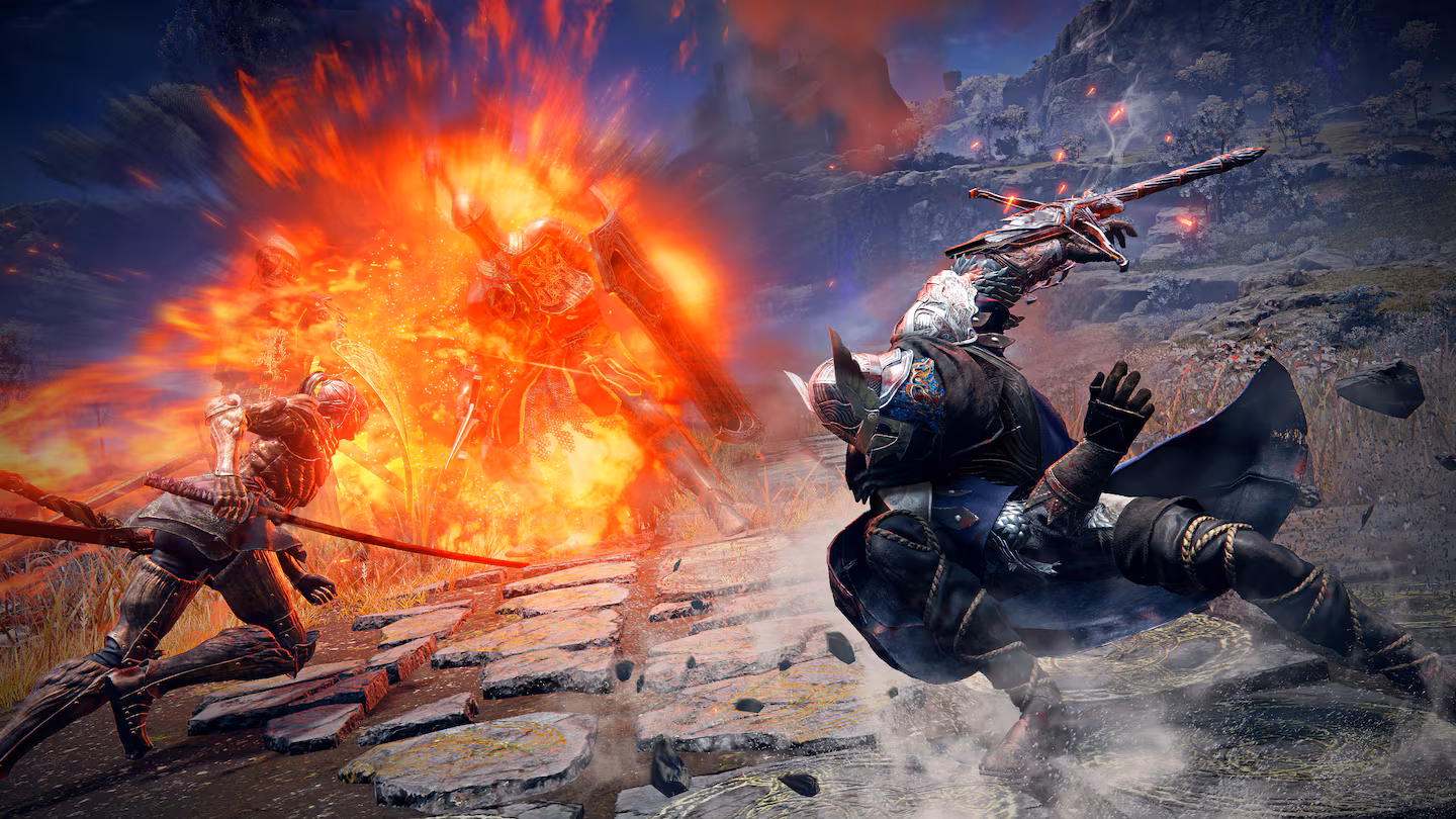 Combat in Elden Ring NightReign