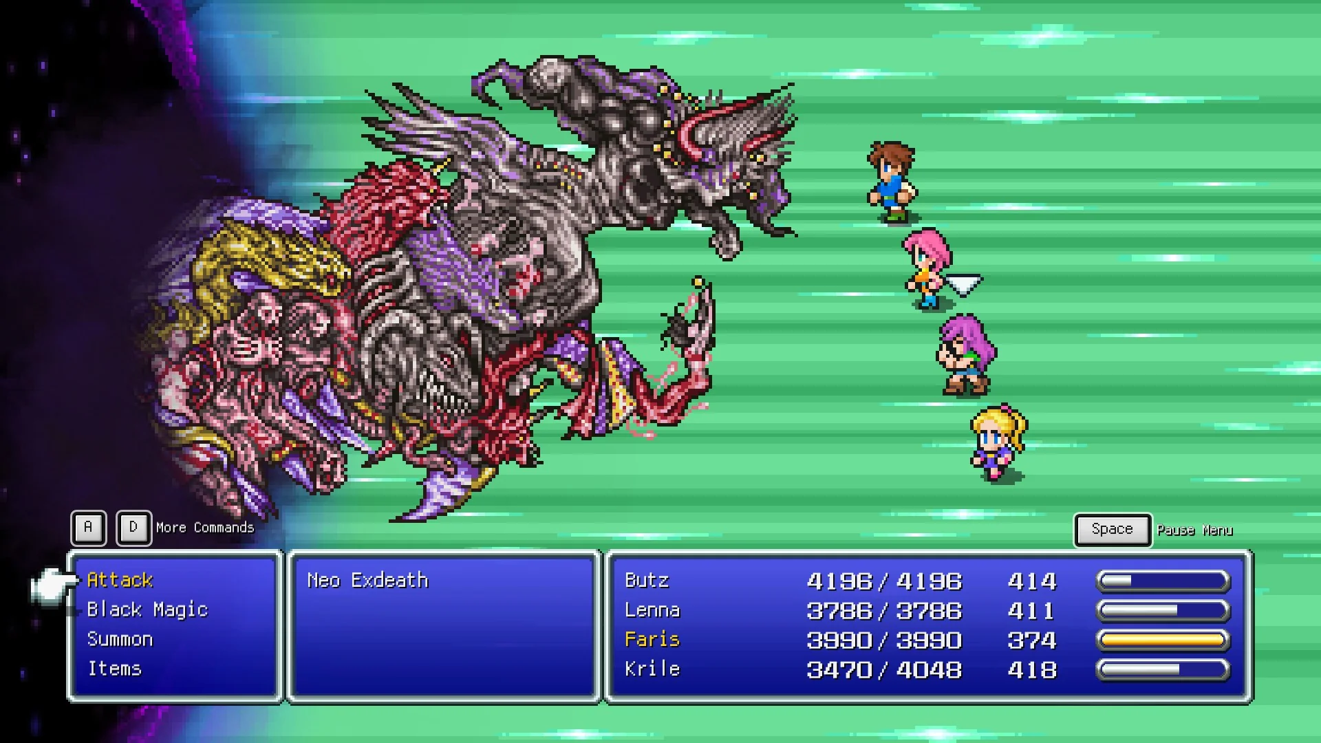 Neo Exdeath classic final boss