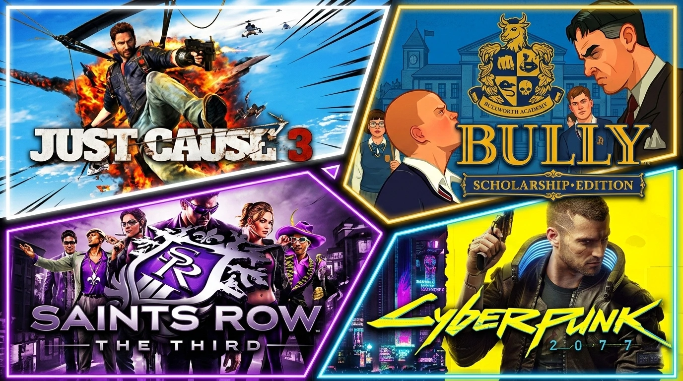 Best Games Like Grand Theft Auto Hero Image