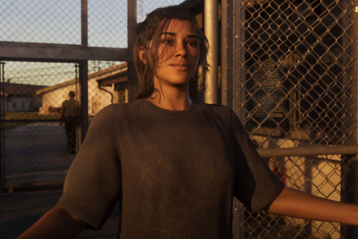 Lucia official character from Grand Theft Auto VI set in modern Vice City.