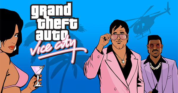 Grand Theft Auto Vice City Key Art