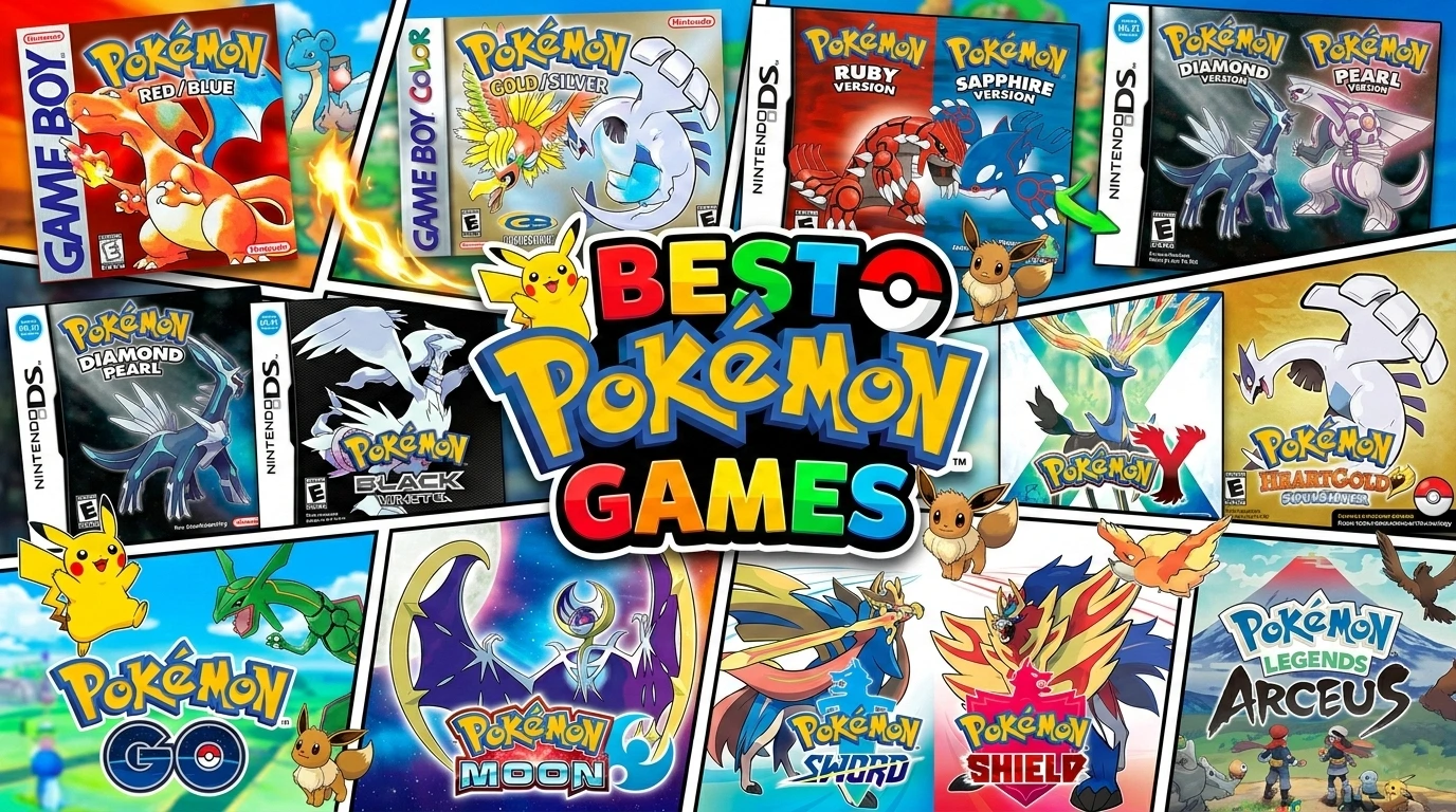 Pokemon Games Ranked Hero