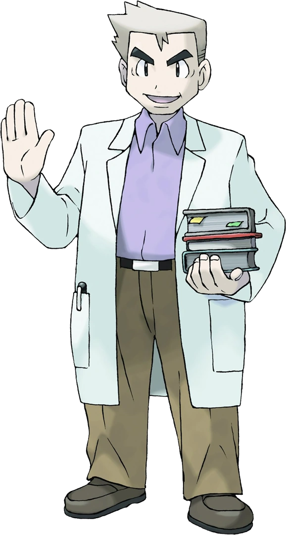 Professor Oak Pokemon researcher