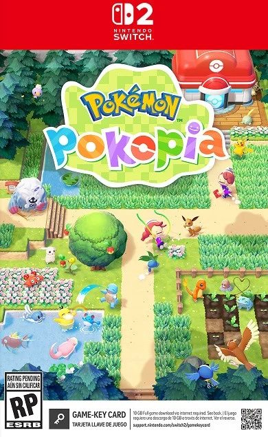 Pokémon Pokopia gameplay showing life simulation mechanics on Nintendo Switch 2.