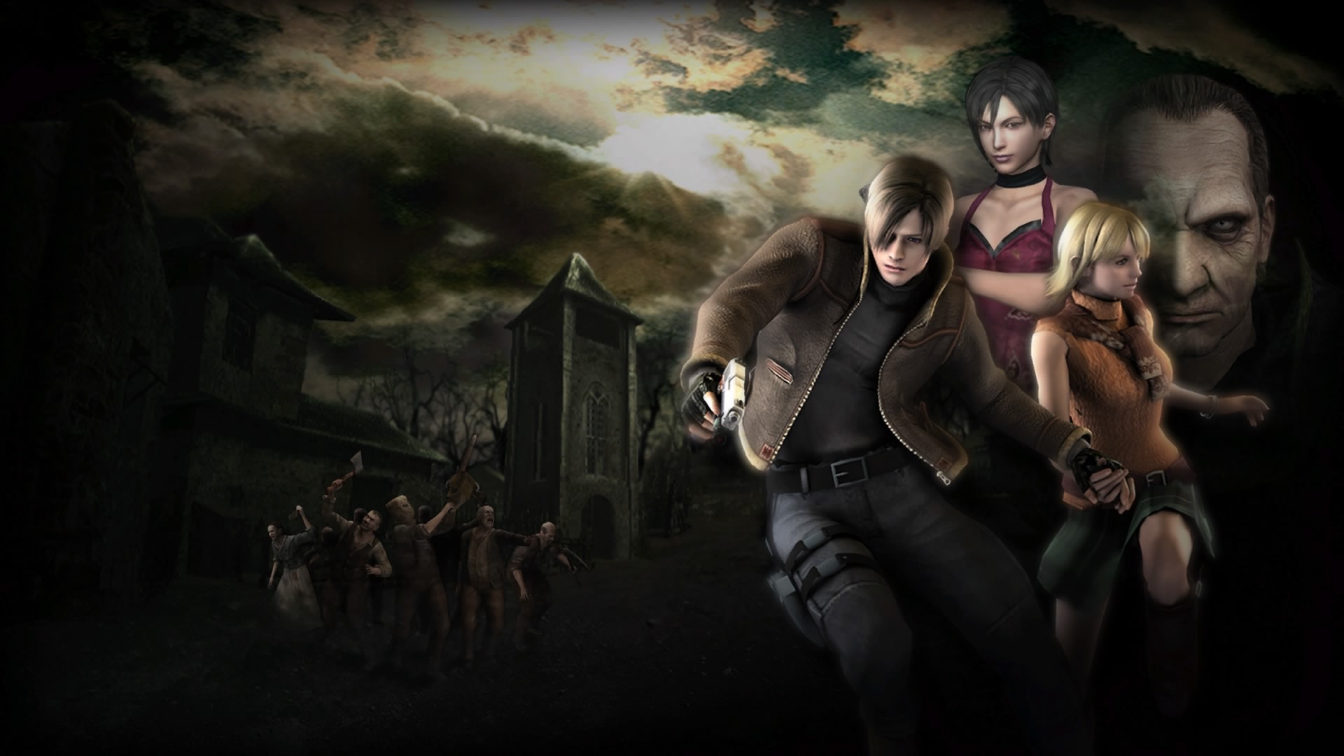 Resident Evil 4 Leon In Action