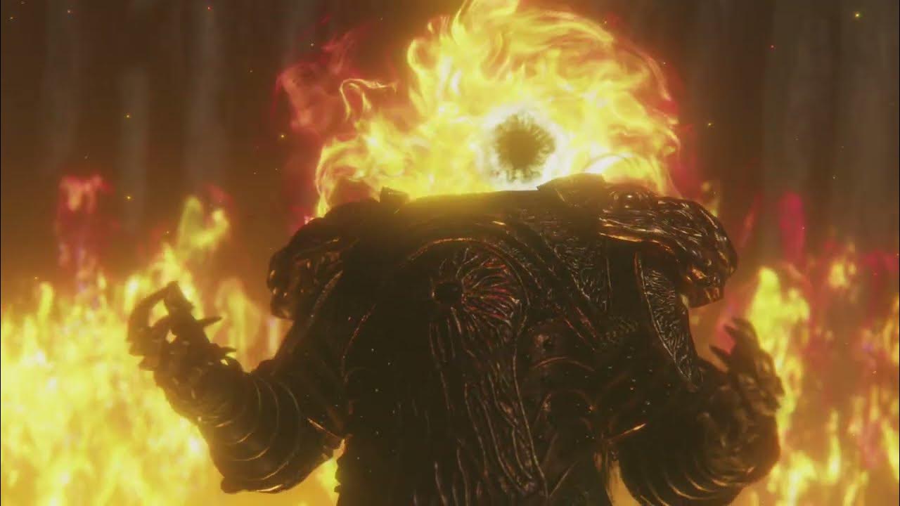 Bonfire and fading light