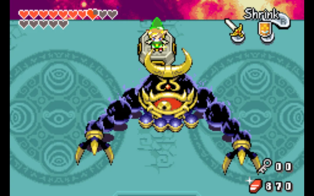 Vaati final fight in The Minish Cap