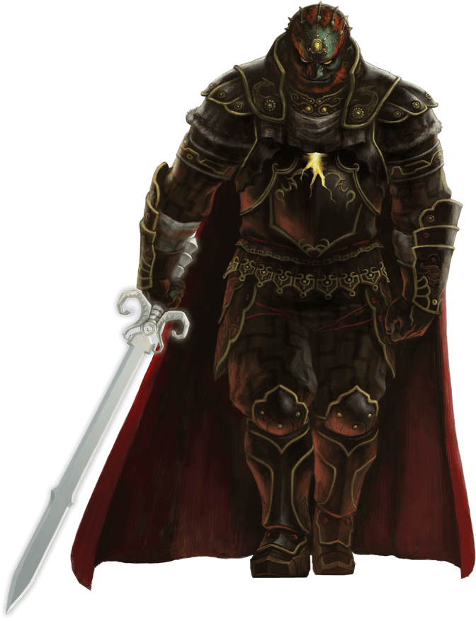 Ganondorf official character artwork from The Legend of Zelda