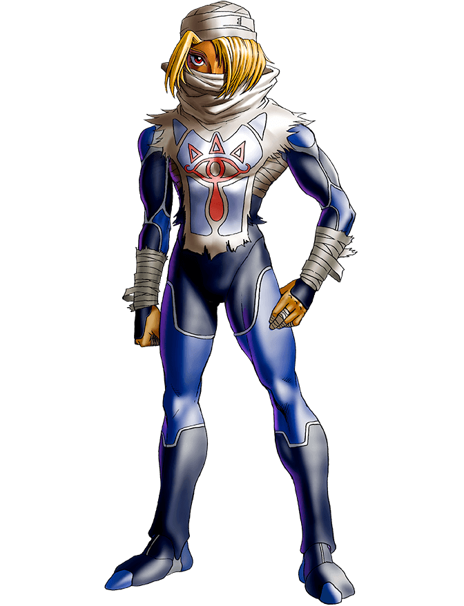 Sheik from Ocarina of Time official artwork