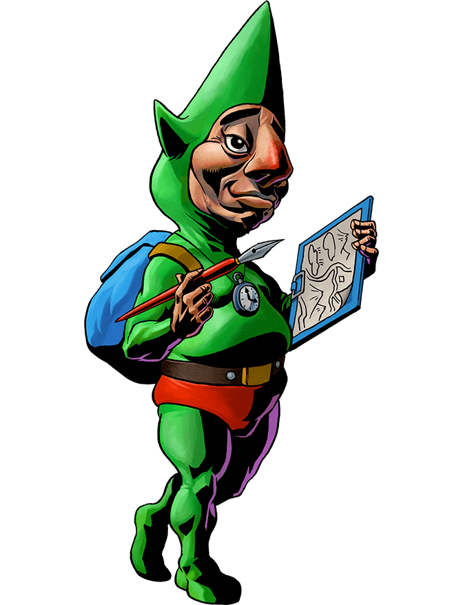 Tingle official artwork from The Legend of Zelda