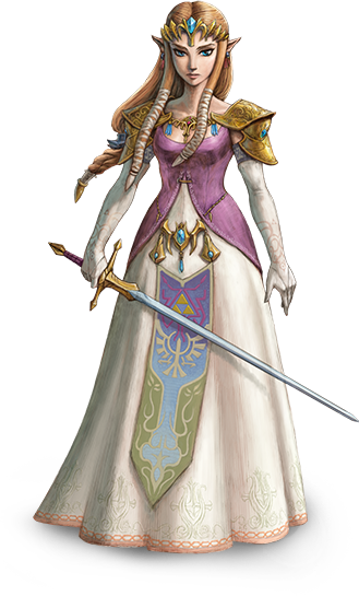 Princess Zelda official artwork from The Legend of Zelda series