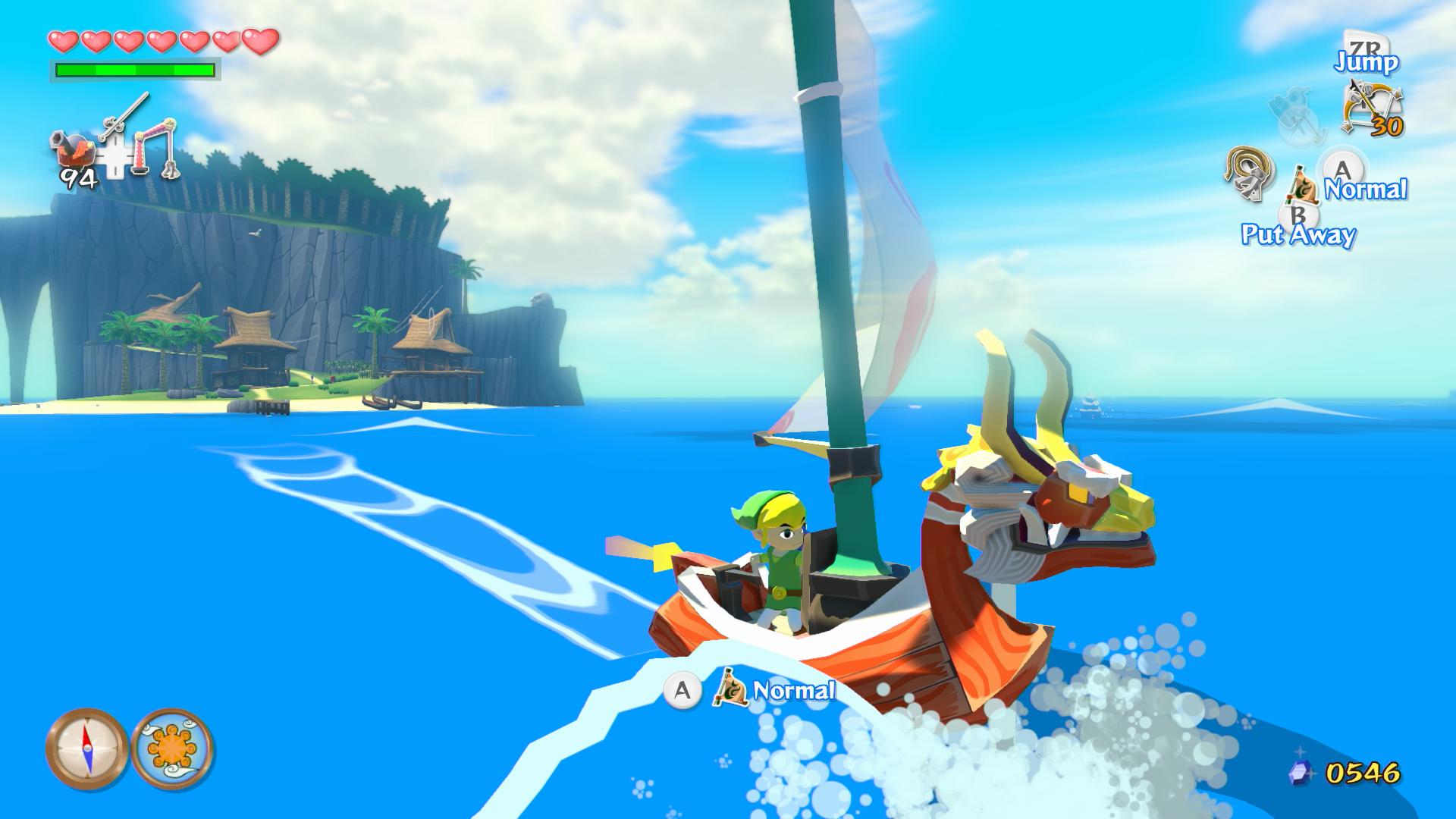 The Great Sea in Wind Waker